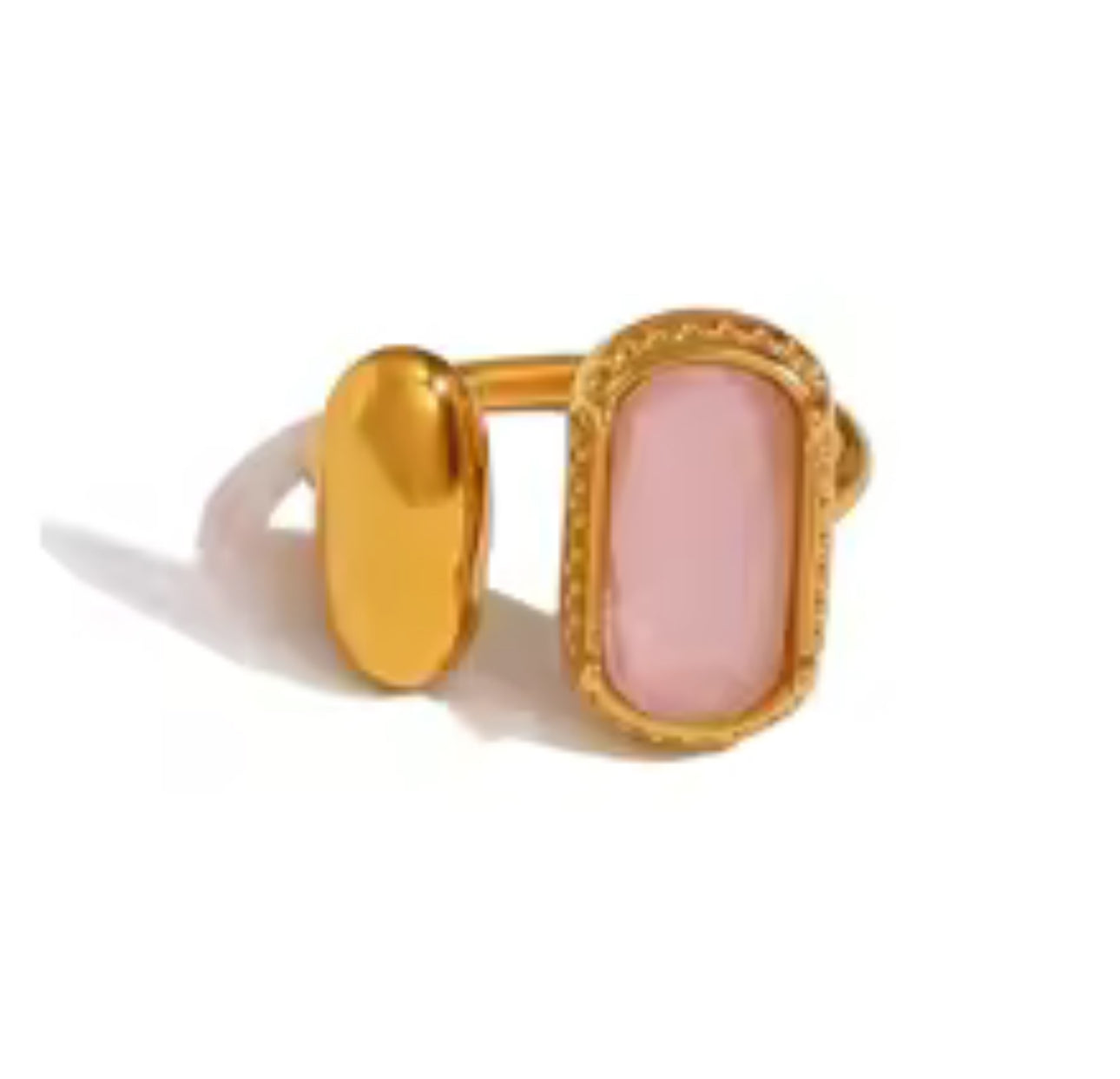 Anillo abierto cristal