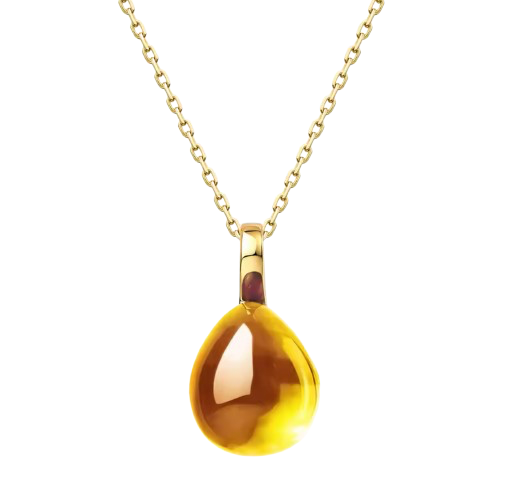 Collar dije gota cristal