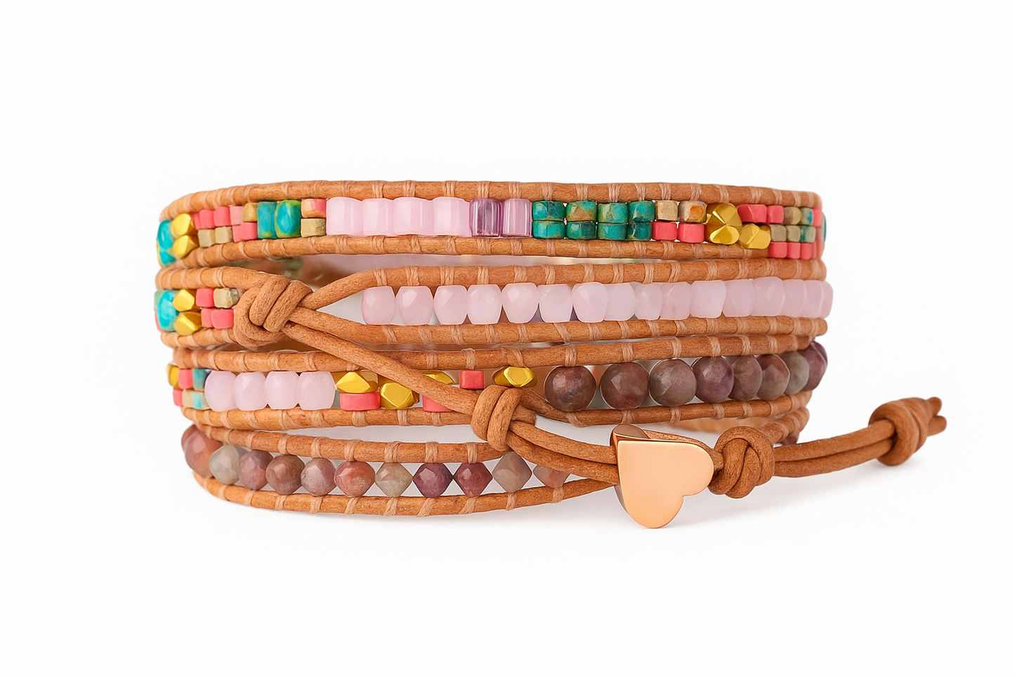 Pulsera Wrap: Sweet Stone