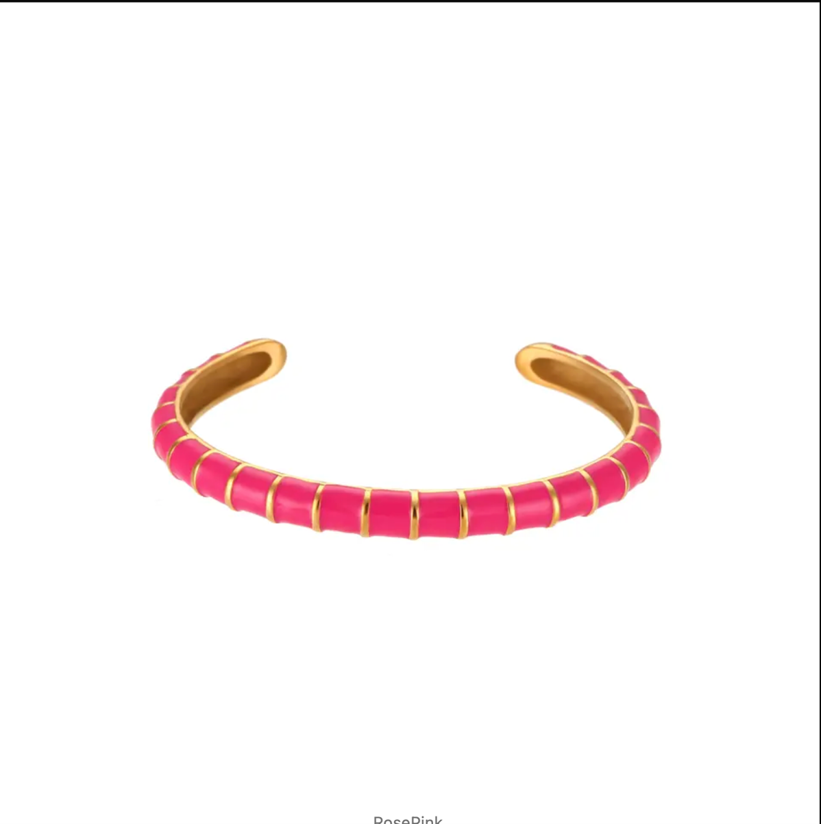 Brazalete metal colores delgado