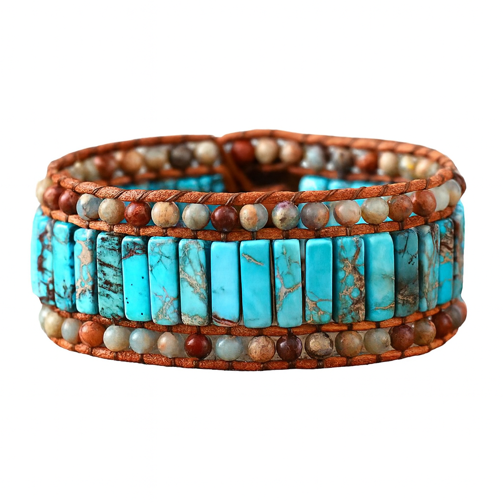 Brazalete: Turquoise Stone
