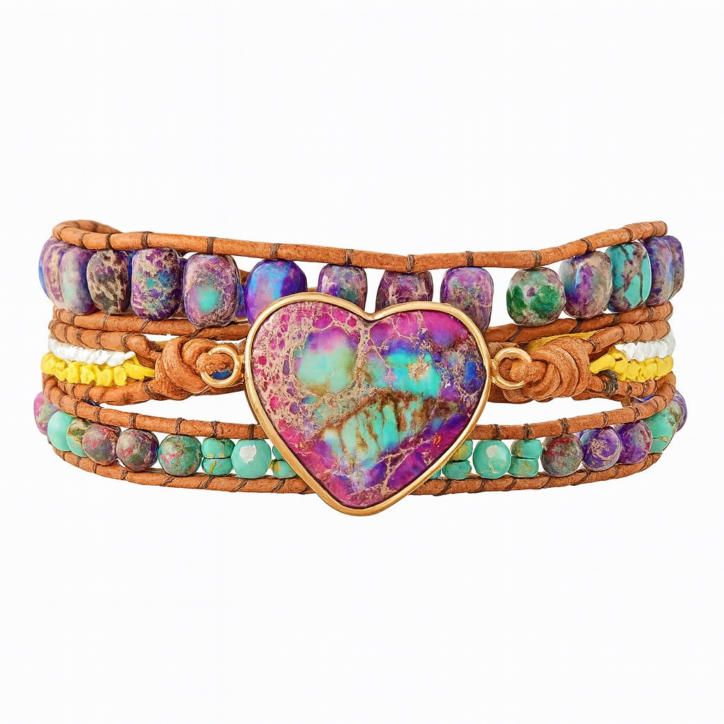 Pulsera Wrap: Love Heart