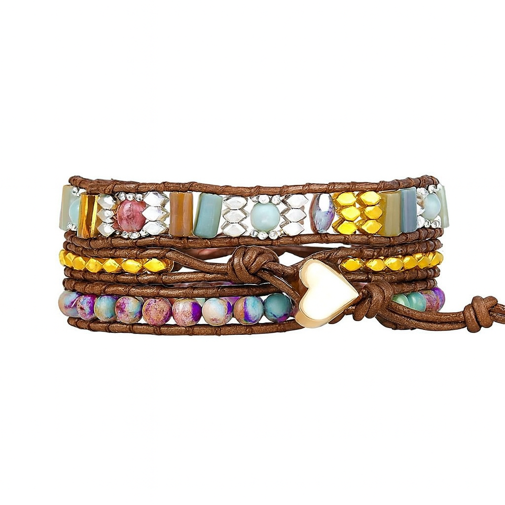 Pulsera Wrap: Harmonie Stone