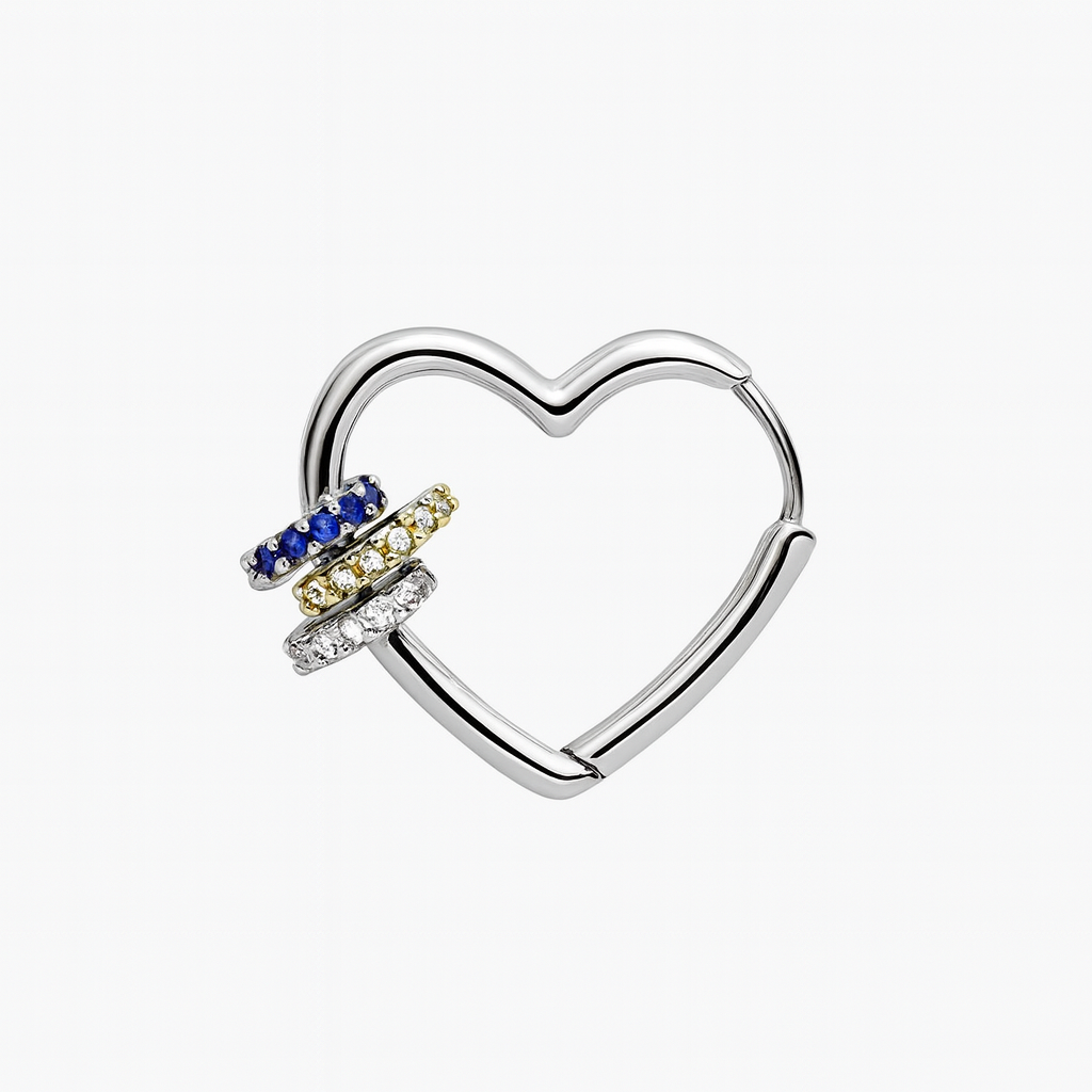 Charm Corazón Aritos