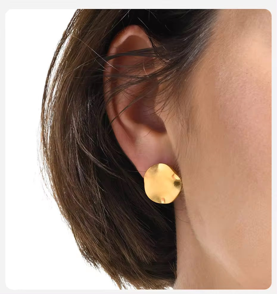 Aretes Circulares Abollados