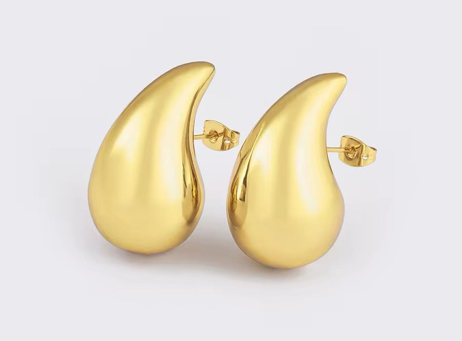 Aretes Gota Grande Lisa