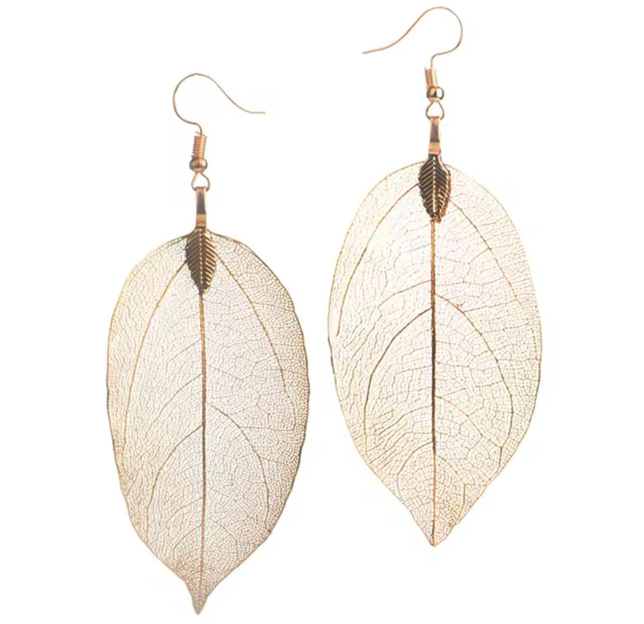 Pendientes Hoja Natural