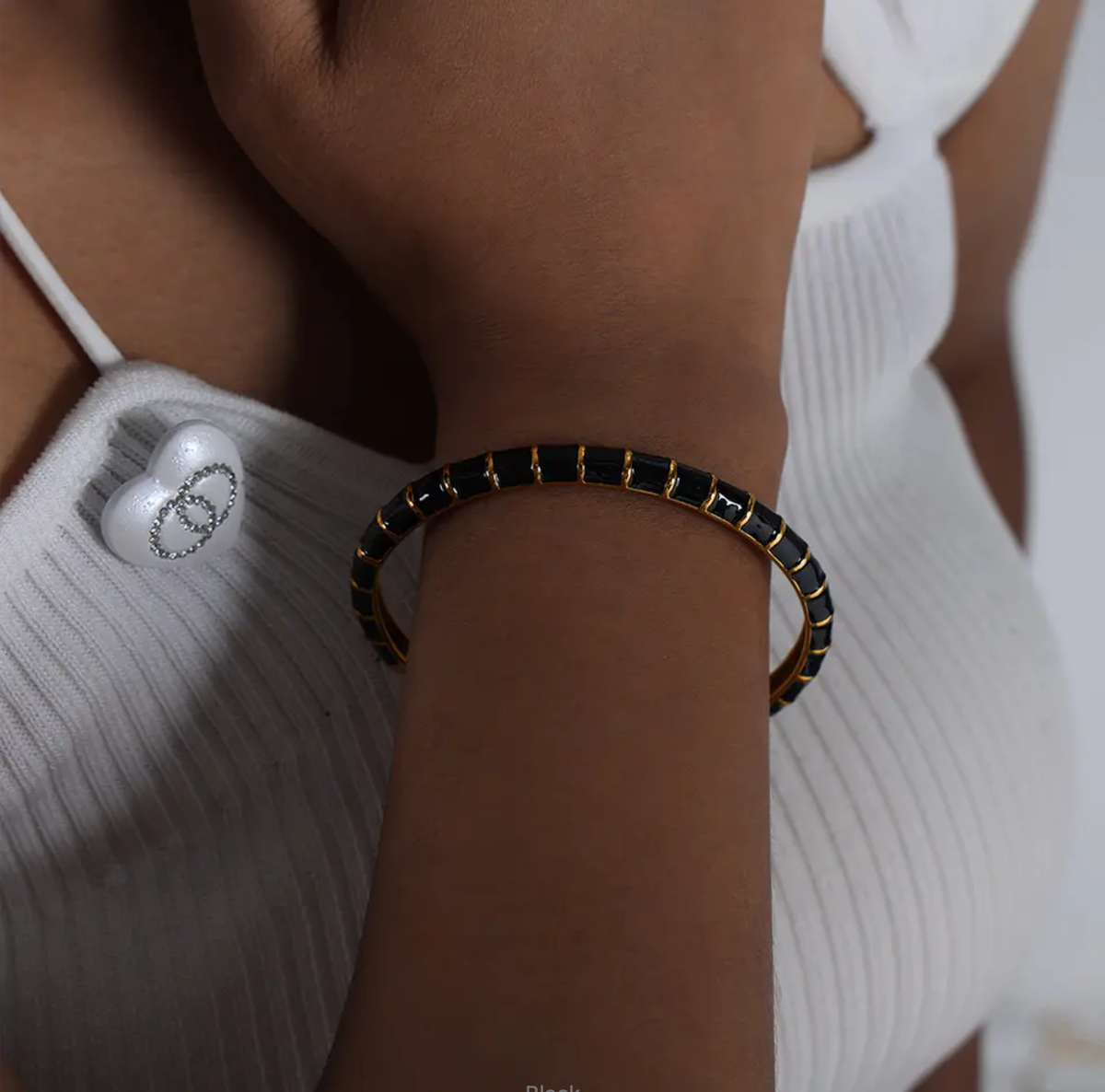 Brazalete metal colores delgado