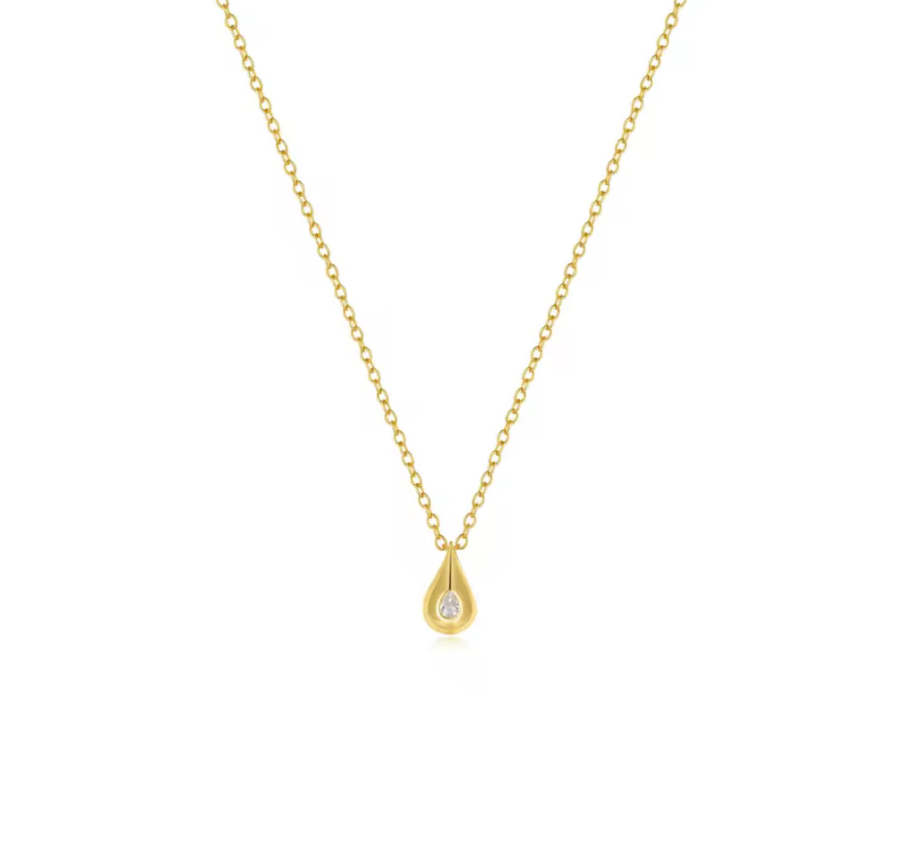 Collar Gold Drop