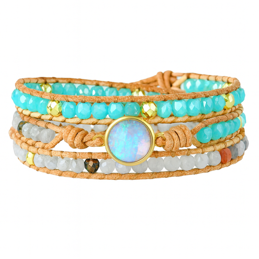 Pulsera Wrap Ópalo: Hope Stone