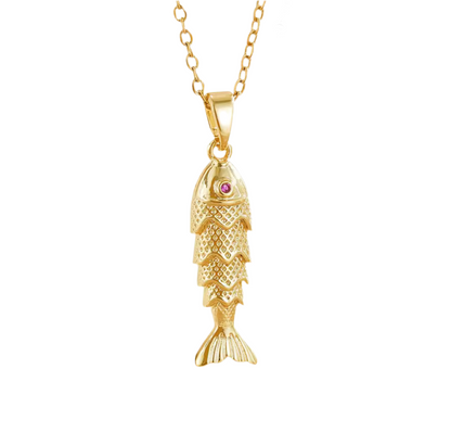 Collar pez colgante