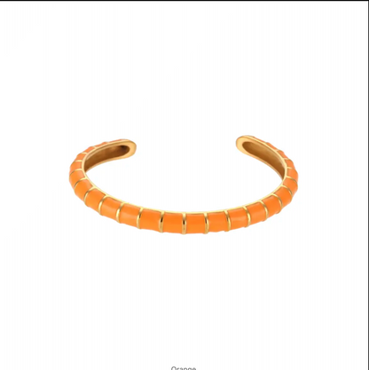 Brazalete metal colores delgado