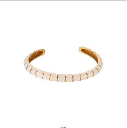 Brazalete metal colores delgado
