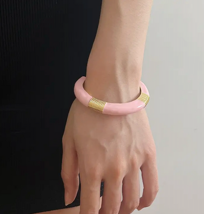 Brazalete metal colores grueso