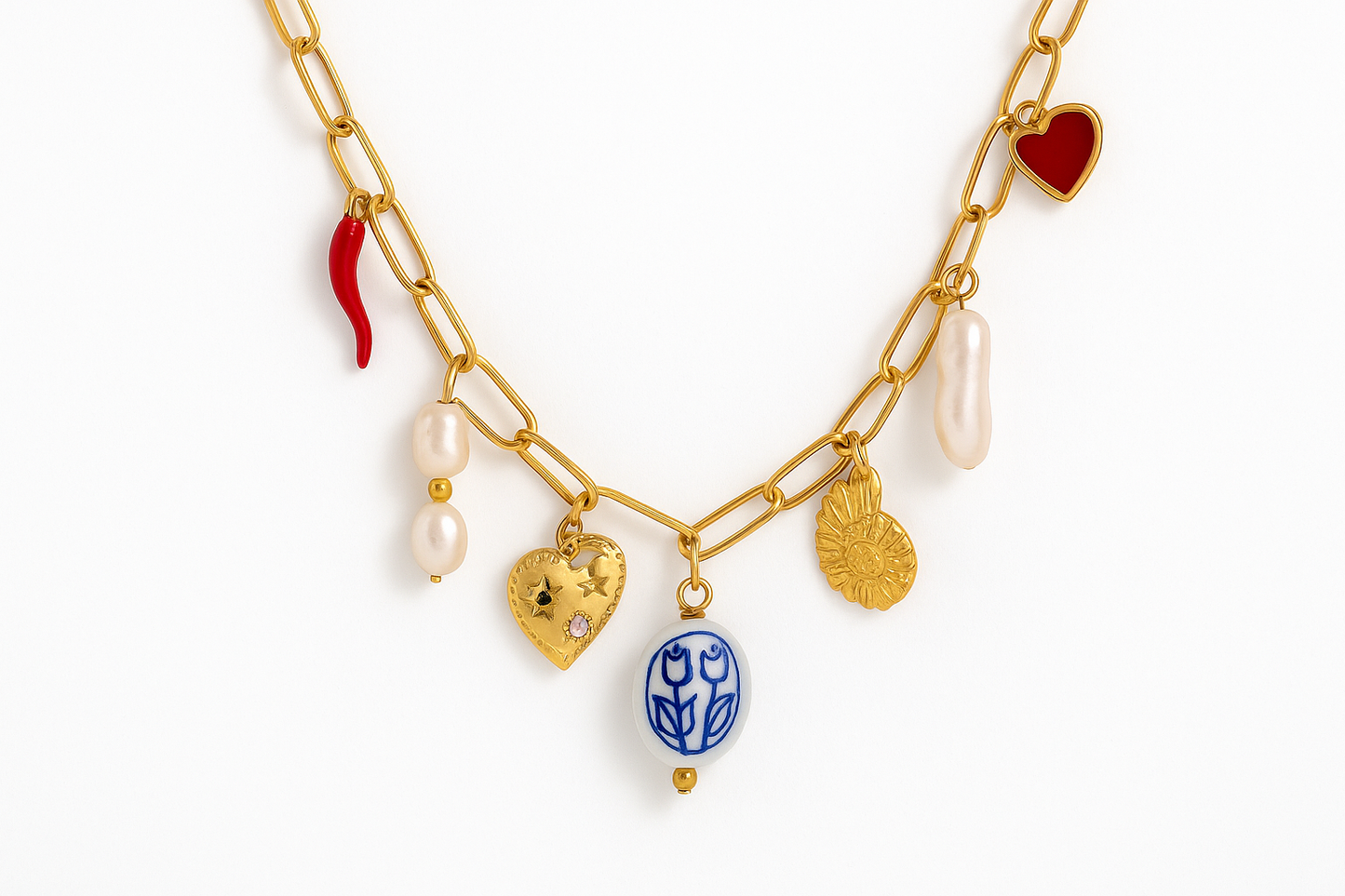 Collar Tulpis & Charms