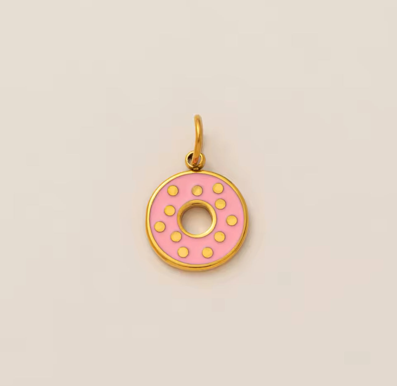 Pink Donut charm