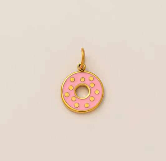 Pink Donut charm