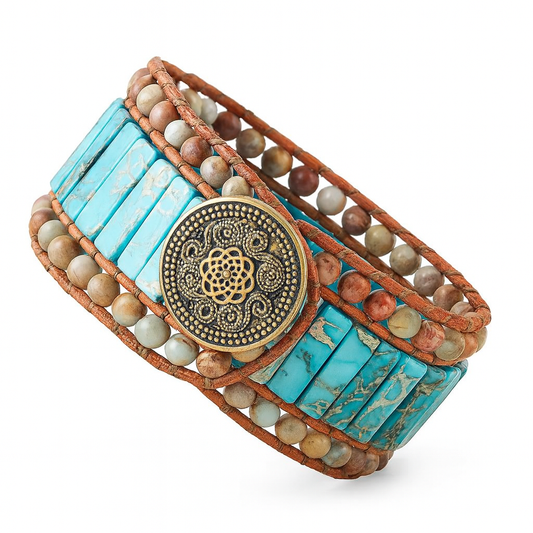 Brazalete: Turquoise Stone