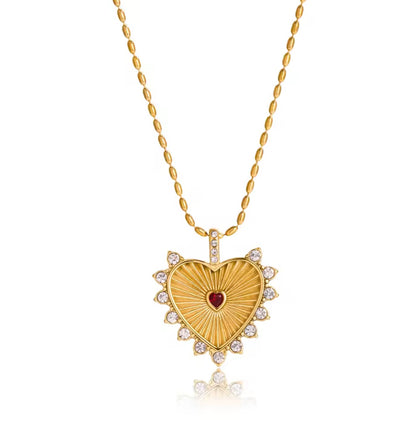 Collar Corazón dorado