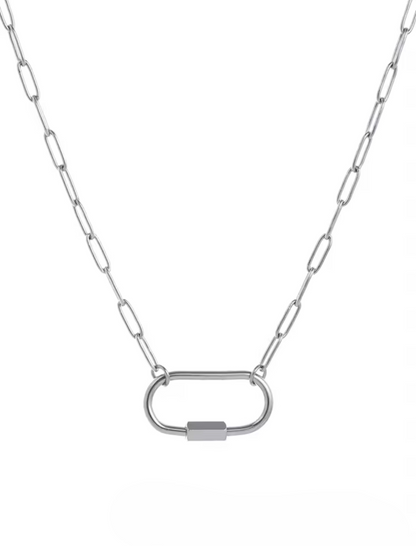 Collar cadena eslabones