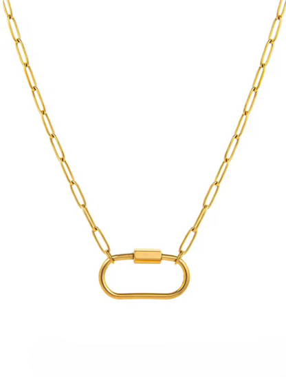 Collar cadena eslabones