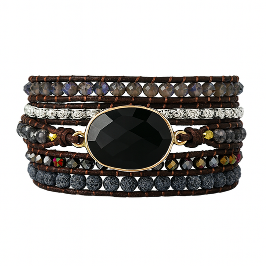 Pulsera Wrap: Protection Stone