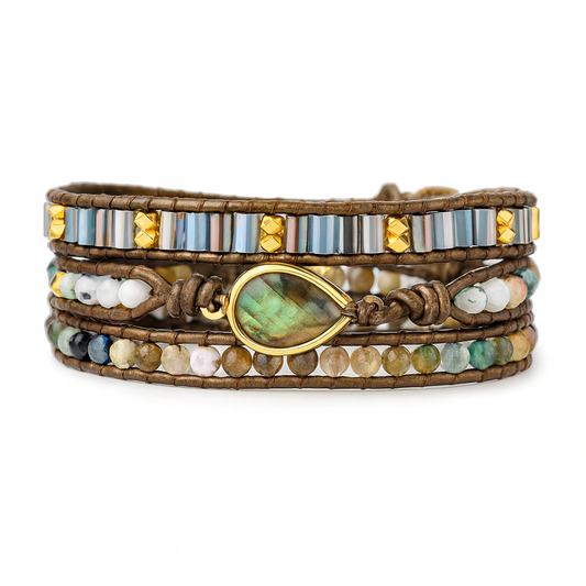 Pulsera Wrap: Wellness Stone