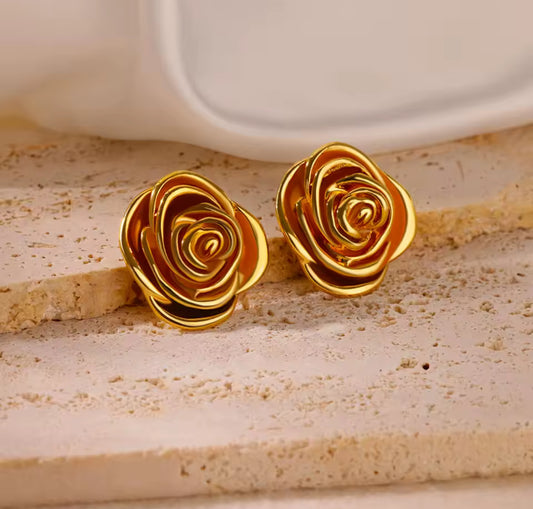 Aretes Rosa Dorada