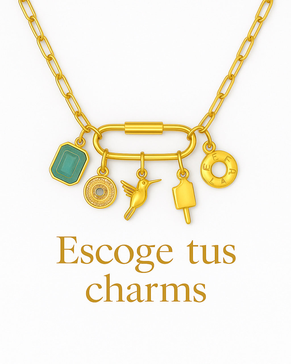Collar cadena eslabones