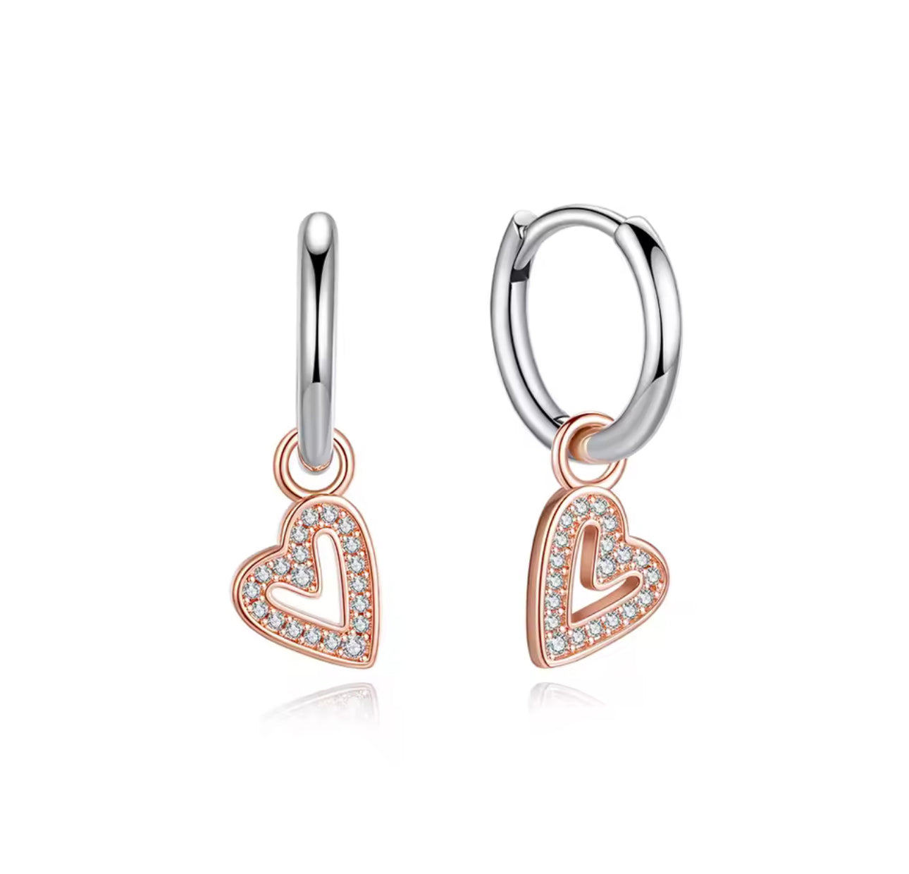 Arracaditas Heart Hoops