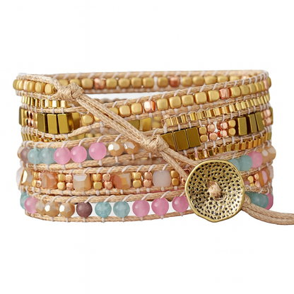 Pulsera Wrap: Daylight Stones