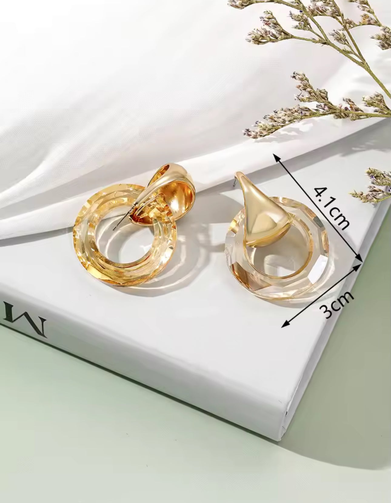 Pendientes de cristal