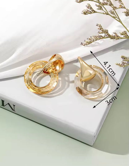 Pendientes de cristal