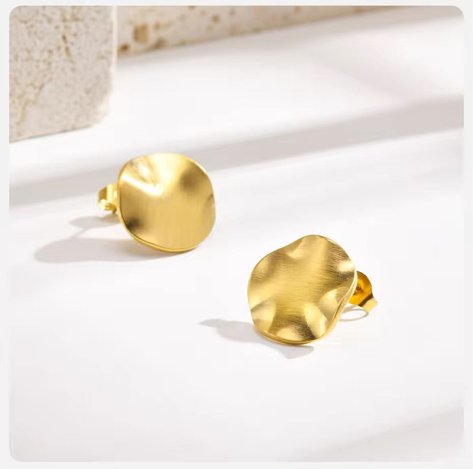Aretes Circulares Abollados