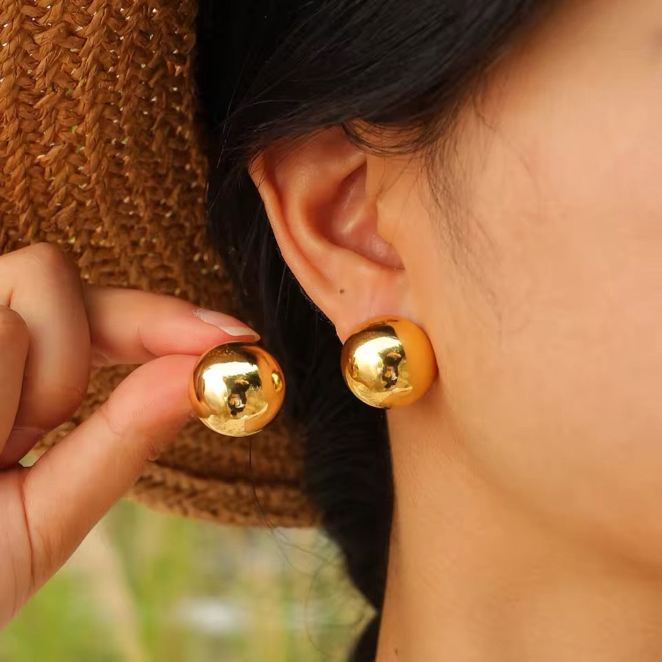 Pendientes Esfera Hueca
