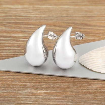 Aretes Gota Grande Lisa