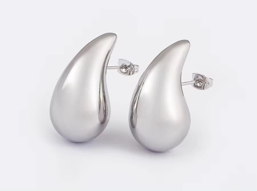 Aretes Gota Grande Lisa
