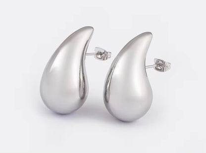Aretes Gota Grande Lisa