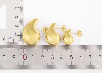 Aretes Gota Grande Lisa