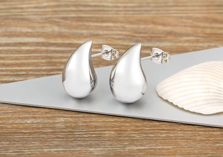 Aretes Gota Grande Lisa