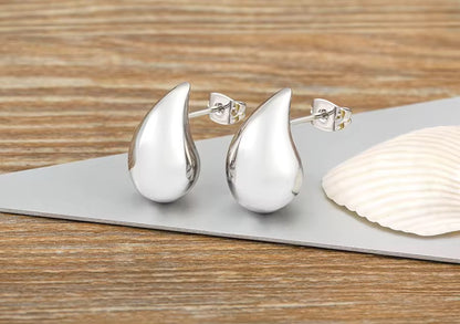 Aretes Gota Grande Lisa