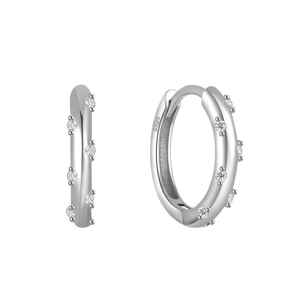 Mini Hoop Circonia