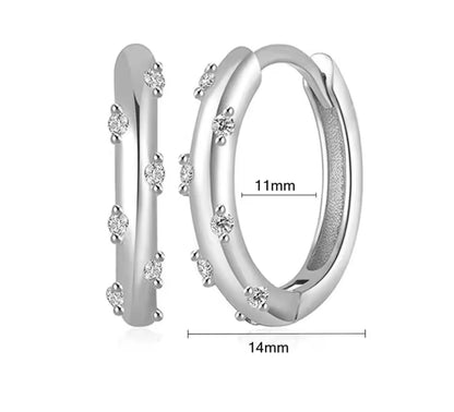 Mini Hoop Circonia