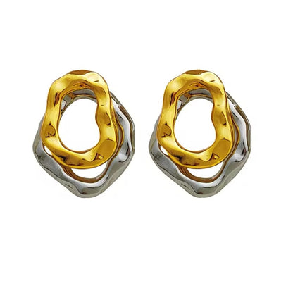 Aretes Doble Aro Separable
