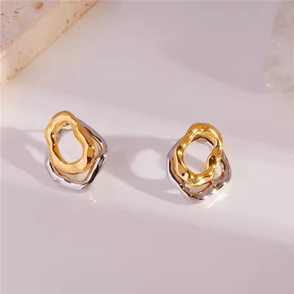 Aretes Doble Aro Separable