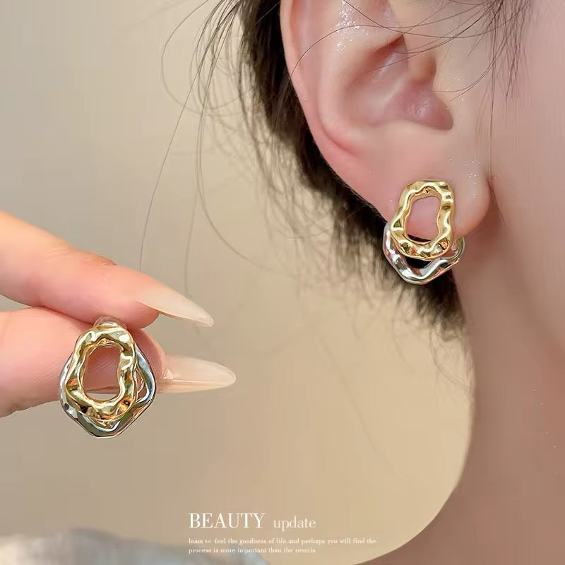 Aretes Doble Aro Separable