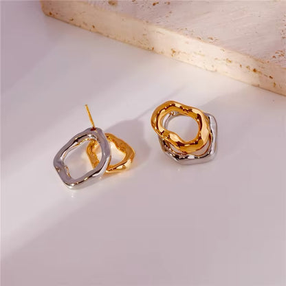 Aretes Doble Aro Separable