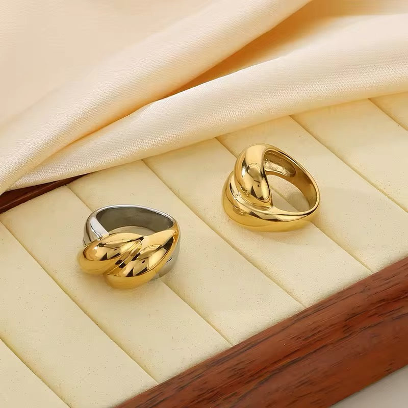 Trenza oro y plata
