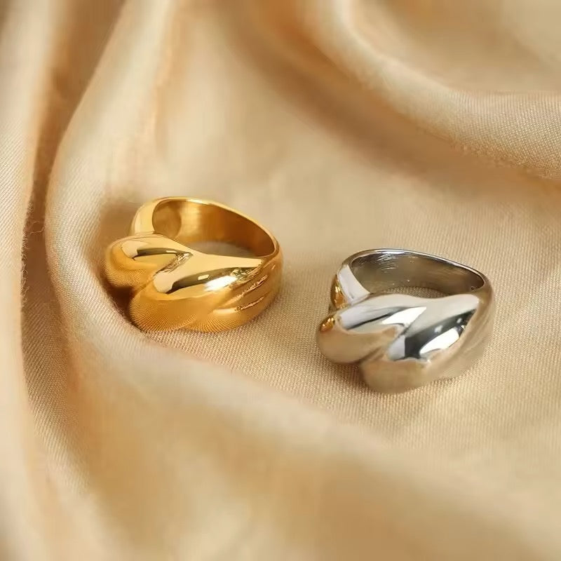 Trenza oro y plata