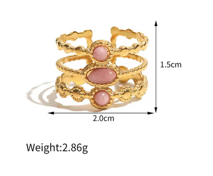 Bolitas oro y rosa
